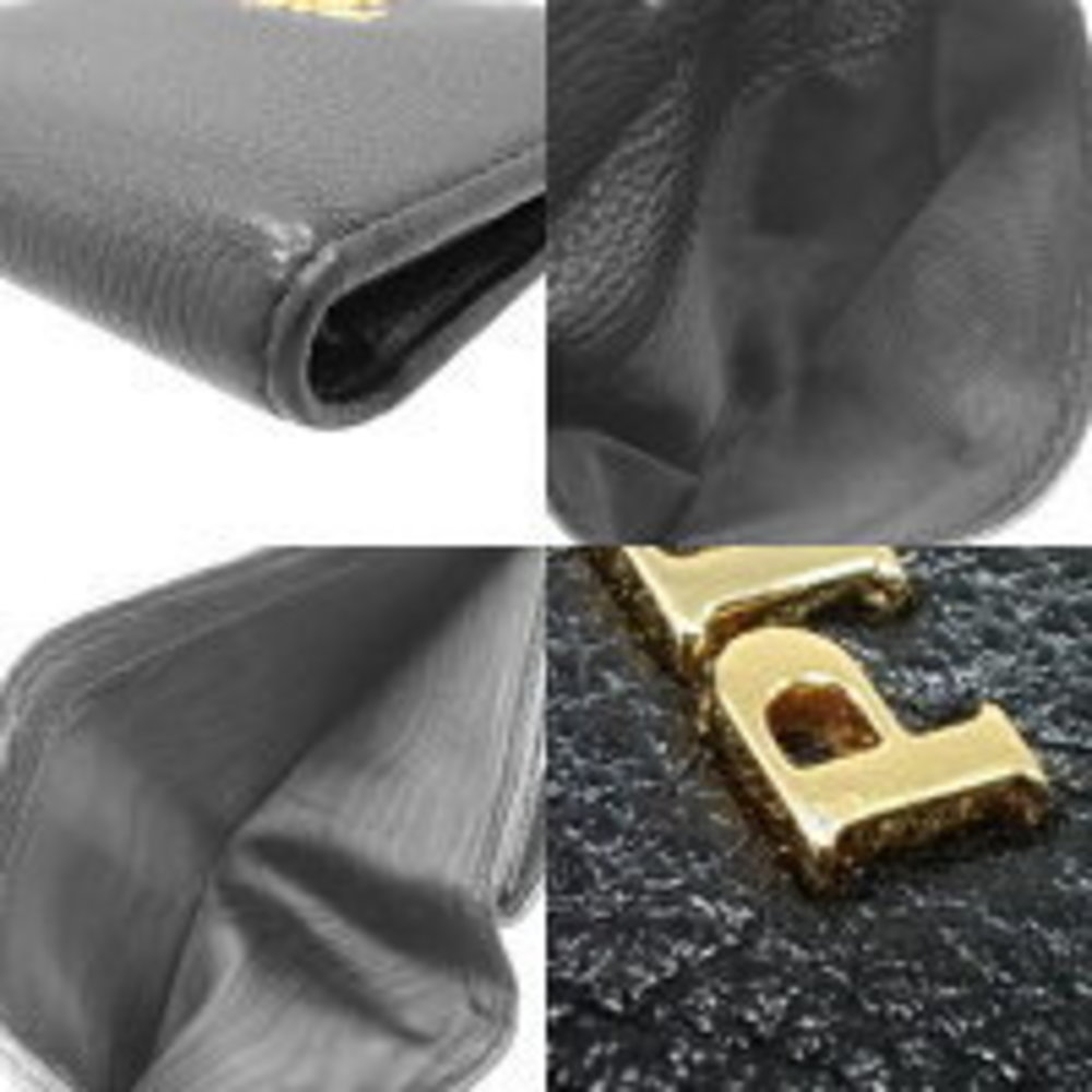 Prada Bifold Wallet Compact Mini Accessories Calf… - image 6